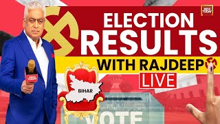 Rajdeep Sardesai Live Bihar Chunav Result Live Updates Nda Crosses 150 Mark In Early Trend