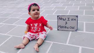 7 months baby girl Activities| 7 महीने में शिशु विकास  | 7 month baby Development Milestones | seven