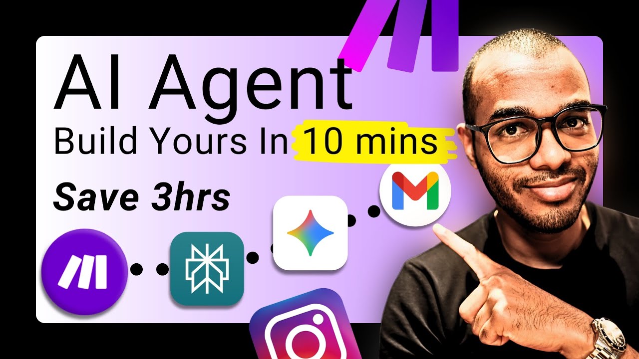 Build Your First AI Agent in 10 Minutes (NO CODING) - YouTube