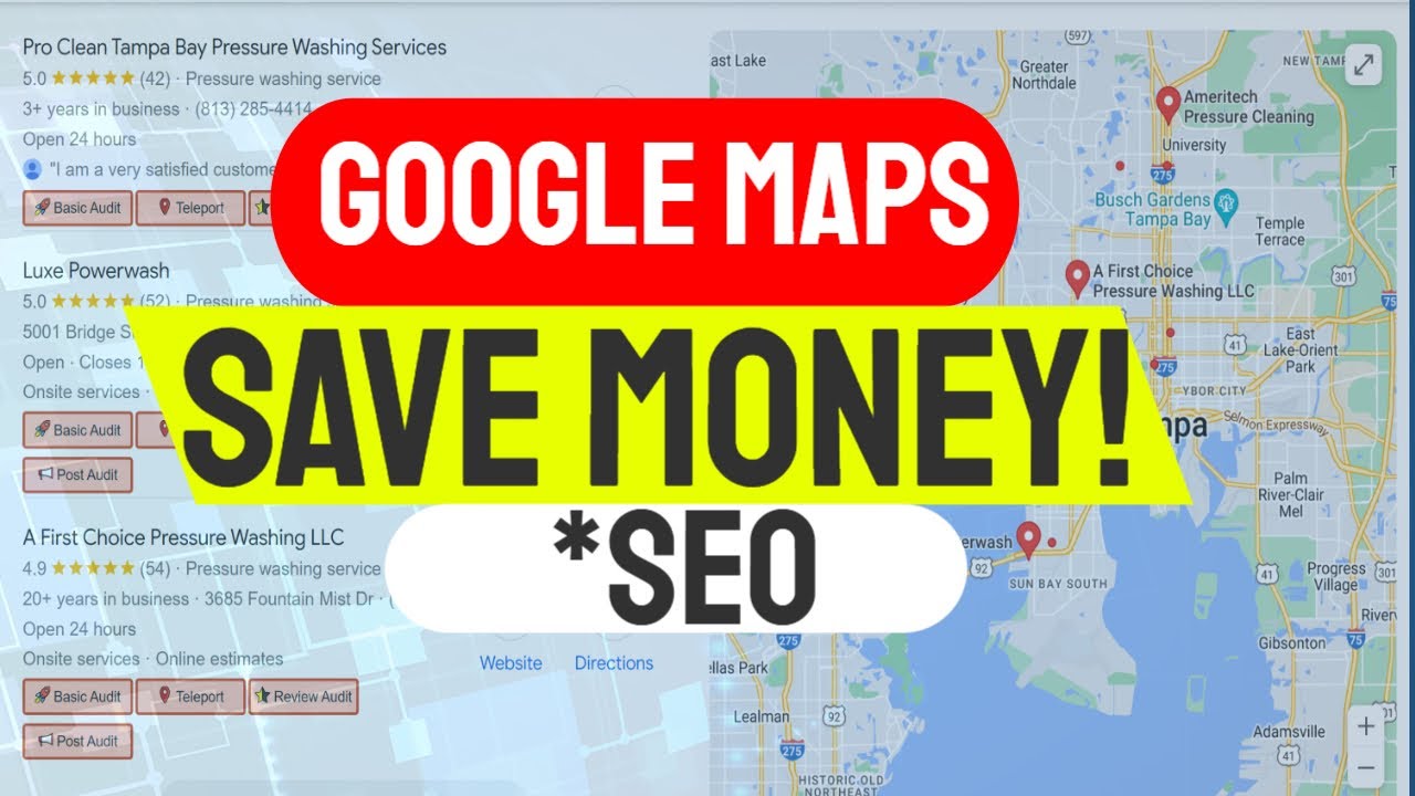 RANK ON GOOGLE MAPS🚀 HOW I SAVED $1000'S ON SEO🚀 STEP-BY-STEP ...