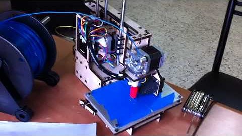 Printrbot Simple 3d printer calibration test