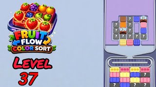 Fruit Flow Color Sort Level 37 Walkthrough