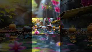 Bamboo Water Fountain || Stress Relief Music, Sleep Music, Meditation Music, Study, Forest Sounds