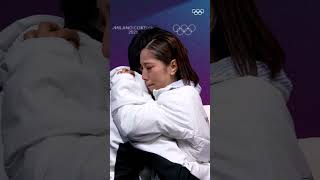 Japan's first Olympic pairs medal! 🥇🇯🇵 #Olympics #WinterOlympics #FigureSkating #MilanoCortina2026