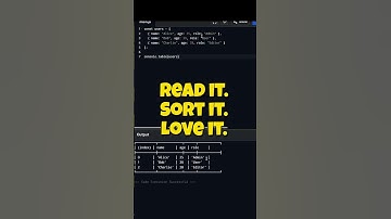 Stop Using console.log() Like This – Try console.table() Instead!