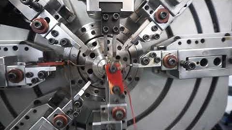 double torsion spring with high uniformity on CNC spring machine