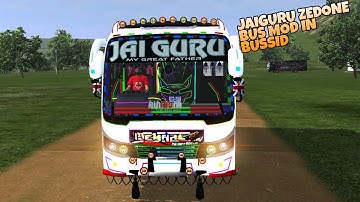 JAIGURU Zedone Bus Mod In Bus Simulator Indonesia - Bussid Bus Mod - Bussid Car Mod - Bussid