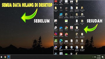 DATA DAN APLIKASI HILANG DI DESKTOP KOMPUTER, INI CARA MENGEMBALIKAN NYA