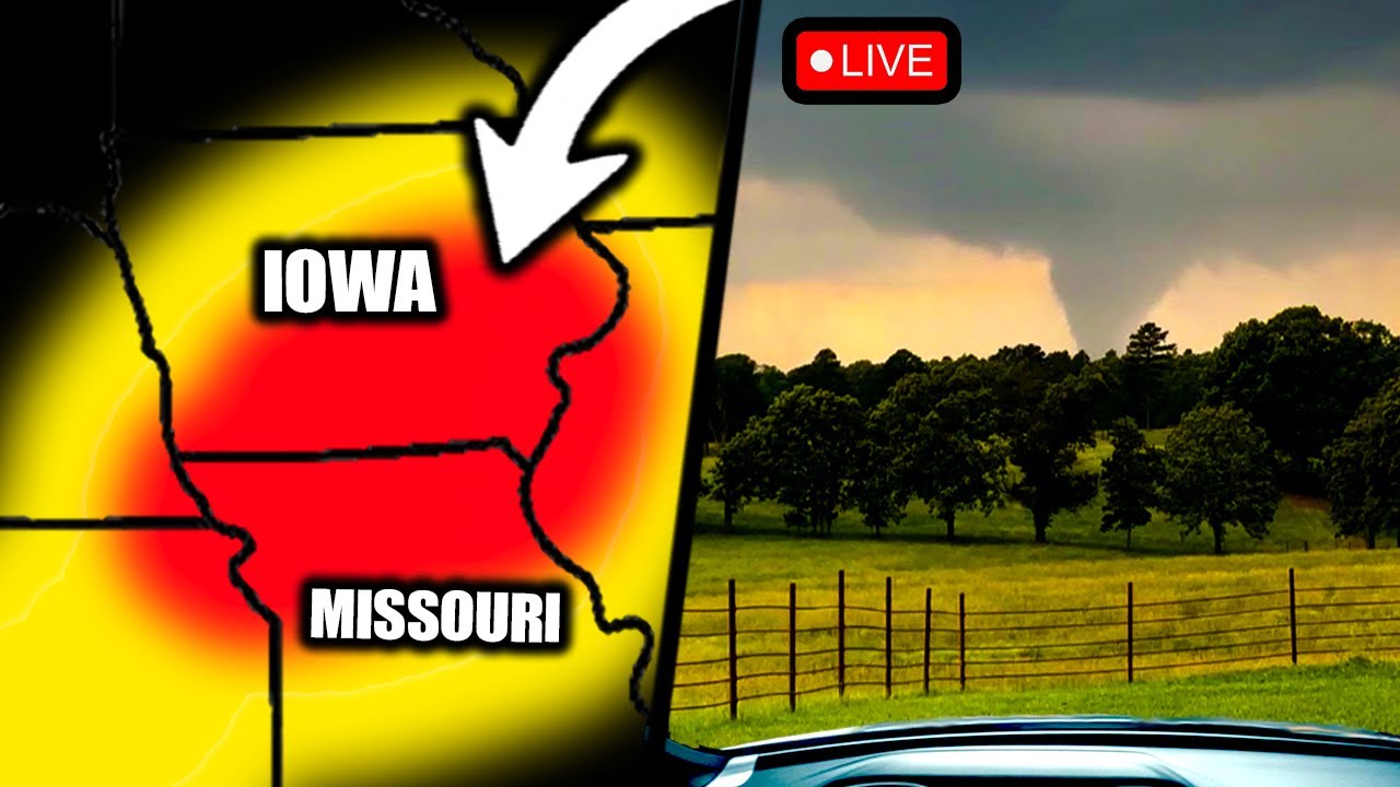 LIVE Chasing Significant Midwest Severe Weather Threat - Tornadoes ...