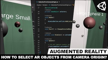 Unity3d with AR Foundation - How To Select AR Objects From Camera Origin Reference Object Position?