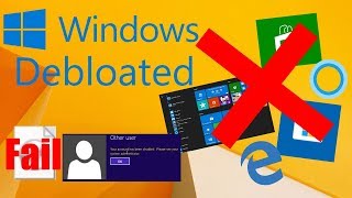 Creating Debloated Windows 10 and 8.1 iso Files and Messing Up | NTLite