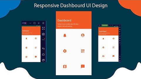 Android: Modern Responsive Dashboard UI Design | Java| Android Studio | New Tech Academy