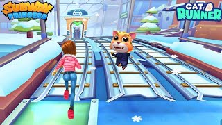 Subway Runner vs Cat Runner Gameplay - Best Android/iOS Gameplay HD