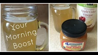 Raw Honey & Apple Cider Vinegar Morning Boost Drink