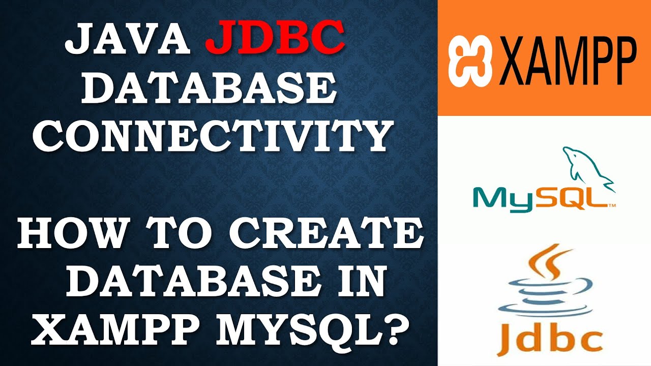 Jdbc Java Database Connectivity With Xampp Mysql Practical Youtube