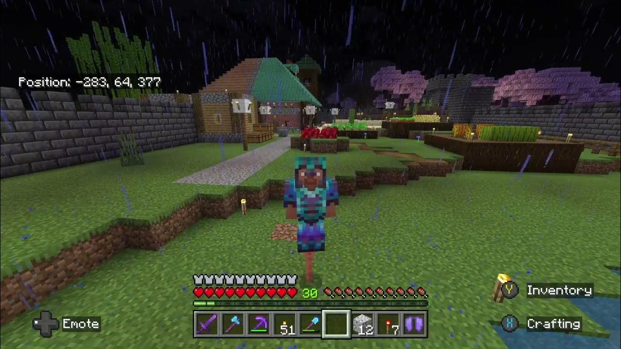 Struck By Lightning In Minecraft YouTube