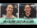 Sabrina Ionescu and Breanna Stewart on facing Caitlin Clark for the first time | SNY