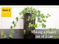 Making a planter using a can (Part 2). Simple DIY pot idea easy to make.