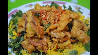 椒鹽鮮魷 Fried Squid with Pepper Salt