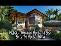 Small House Design (8m x 7m) 56 sqm. Amakan House Design I Simple House Design I Budget House