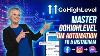 How to Automate Instagram & Facebook DMs Using GoHighLevel | GHL DM Automation | Debbi Starr