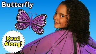 B Is for Butterfly | Butterfly #ReadAlong | Mother Goose Club Playhouse Kids Video