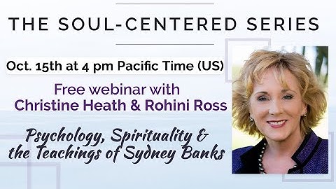 Soul-Centered Series Christine Heath