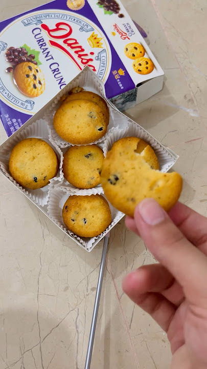 Danisa Current Crunch Cookies 🍪 #youtube #shorts #food #cookies #granolabars #foryou