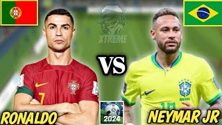 RONALDO vs NEYMAR |PORTUGAL vs BRAZIL GAMEPLAY|FOOTBALL LEAGUE 2024 Gameplay |FL24 Update|XTREME