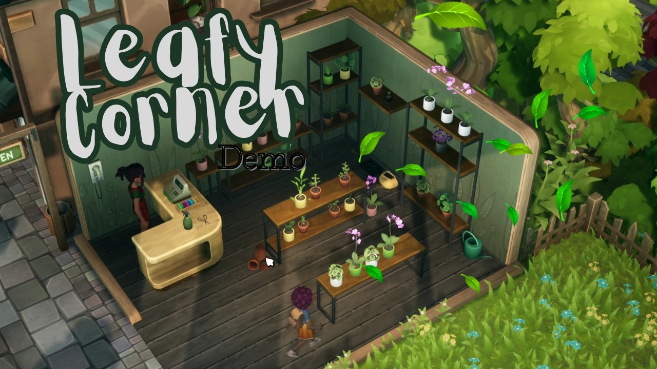 This is so cute and relaxing | Leafy Corner Demo Playthrough (No ...