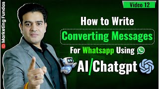 How To Write Converting Messages For WhatsApp Using ChatGPT AI Tool | #whatsappmessages #chatgpt