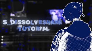 S_DissolveShake Tutorial | After Effects AMV Tutorial #2