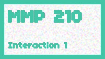Interaction 1 ~ MMP 210