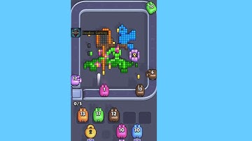 Pixel Flow Level 80. Walkthrough Gameplay