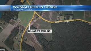 Woman dead, 2 injured following crash in Edenton