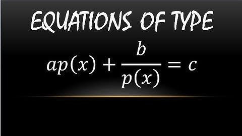 Equations of type 2|| Ex 1.3 Q.6--- Q.9 ||10th class