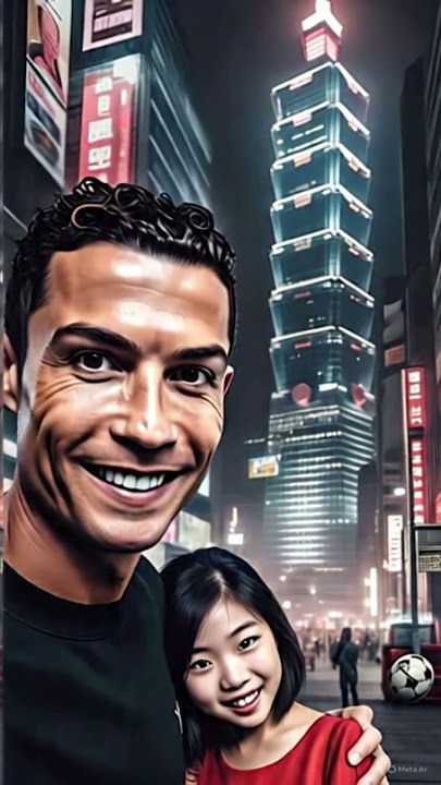 ronaldo in chaina with a chinis girl #motivation #swimmin #soccerplayer #football  #gymandswim