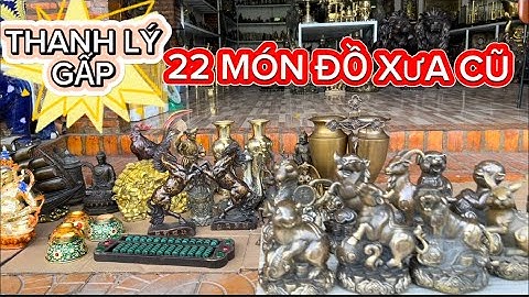 Dây đeo lắke bạc xưa _ Bộ 12 con giáp bằng đồng _ Thuyền buồm xưa. Trưa 17/2 #đồcổcầnthơ #đồcổ