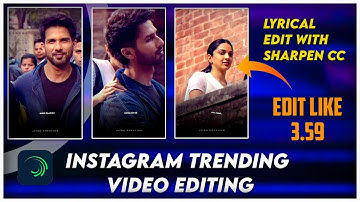 How To Make 3.59 edits Colour Grading in Alight Motion | 3.59 edits Tutorial | Sharpen CC