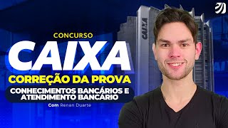 CONCURSO CAIXA: CORREÇÃO DA PROVA - CONHECIMENTOS BANCÁRIOS E ATENDIMENTO BANCÁRIO (Renan Duarte) screenshot 3