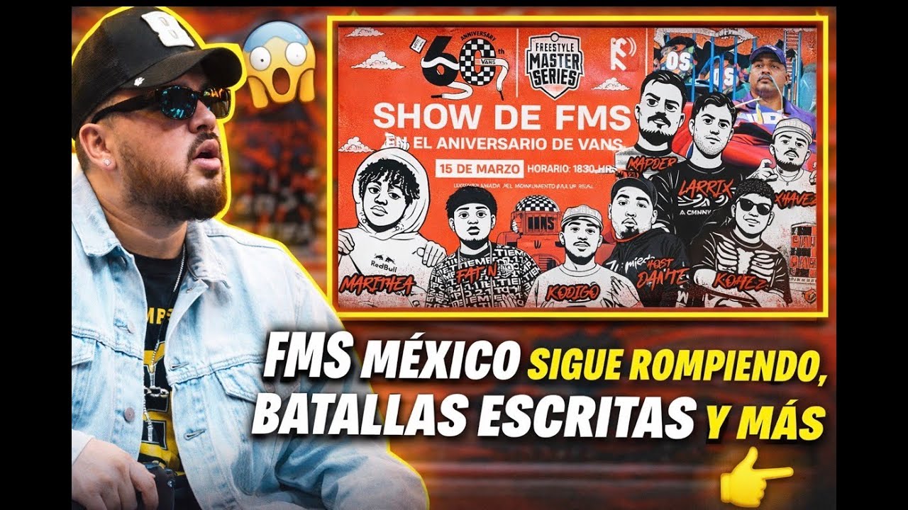 FMS MEXICO SIGUE ROMPIENDO AHORA CON VANS, RAPDER A LA INTERNACIONAL DE REDBULL Y MAS CAILEEE