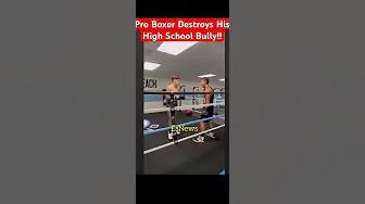 Pro Boxer Destroys His High School Bully!! #boxing #boxer #boxingnews #mma #ufc thumbnail