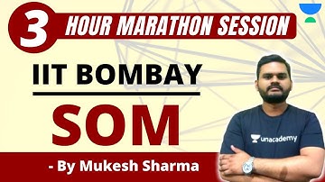 Discussion On Strength Of Materials | 3 Hour Marathon - IIT Bombay | GATE & ESE 2021 | Mukesh sir