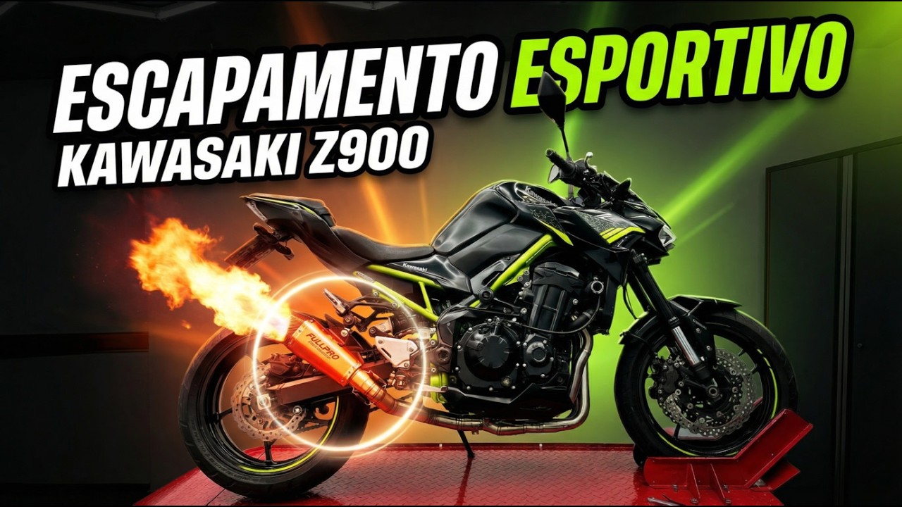 COLOCAMOS O ESCAPE FULLPRO NA Z900!!!