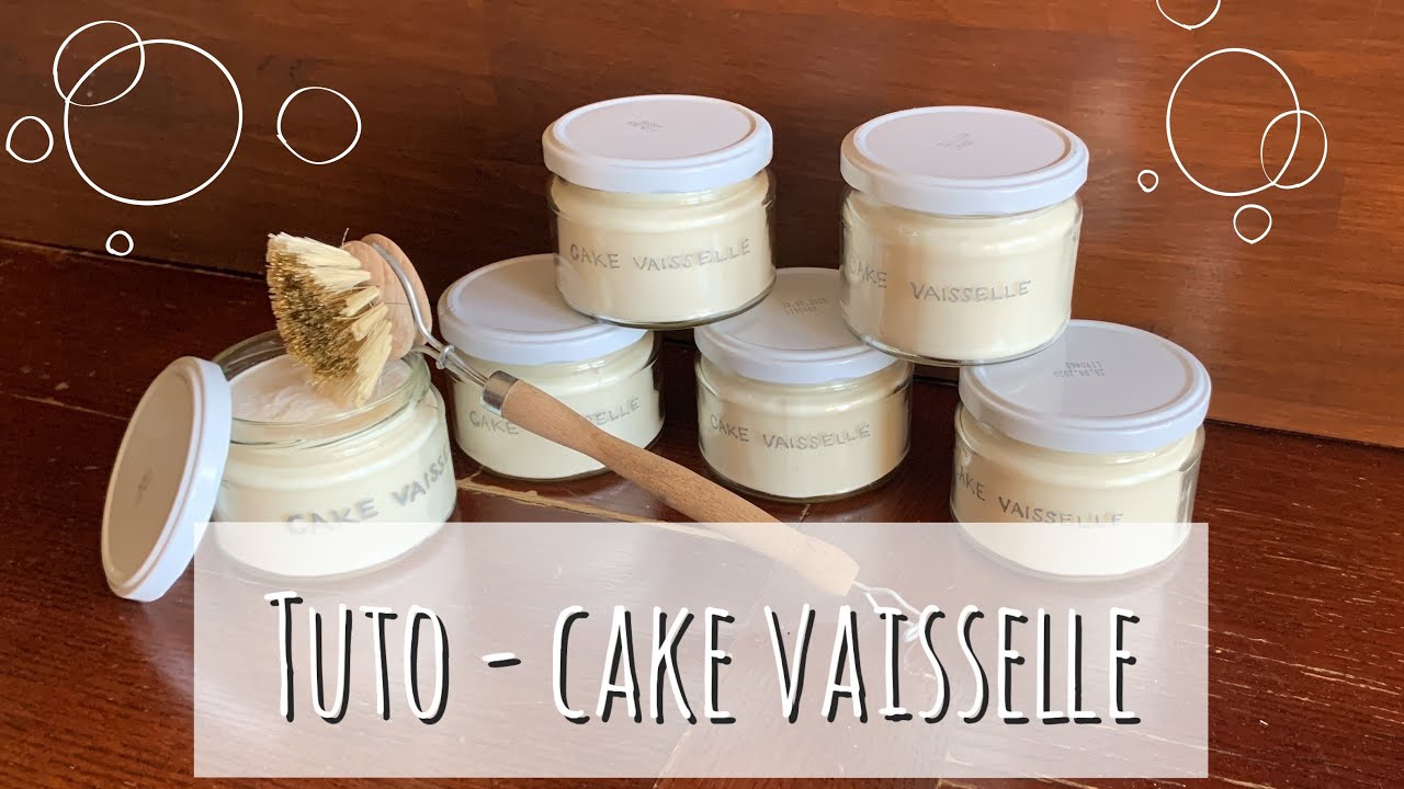 Recette de cake vaisselle maison (moussant et dégraissant)