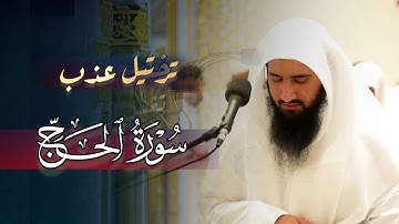عشائية خاشعة تلاوة بصوت عذبة ما تيسر من سورة الحج للقارئ حمزة معاذ 27-4-1446 هـ