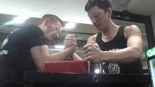 Monzta Products Armwrestling Training 28th Sep 2013