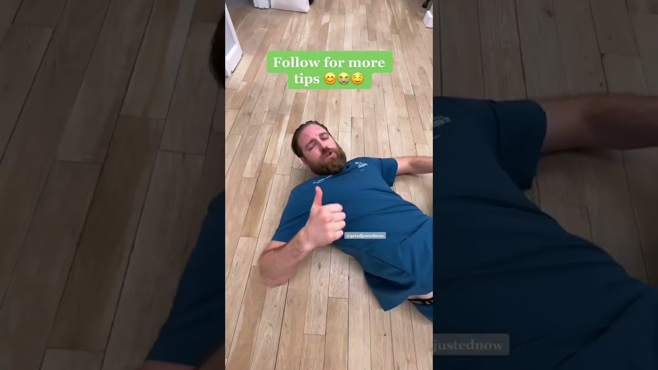 HOW TO CRACK YOUR BACK WITHOUT A CRACKER