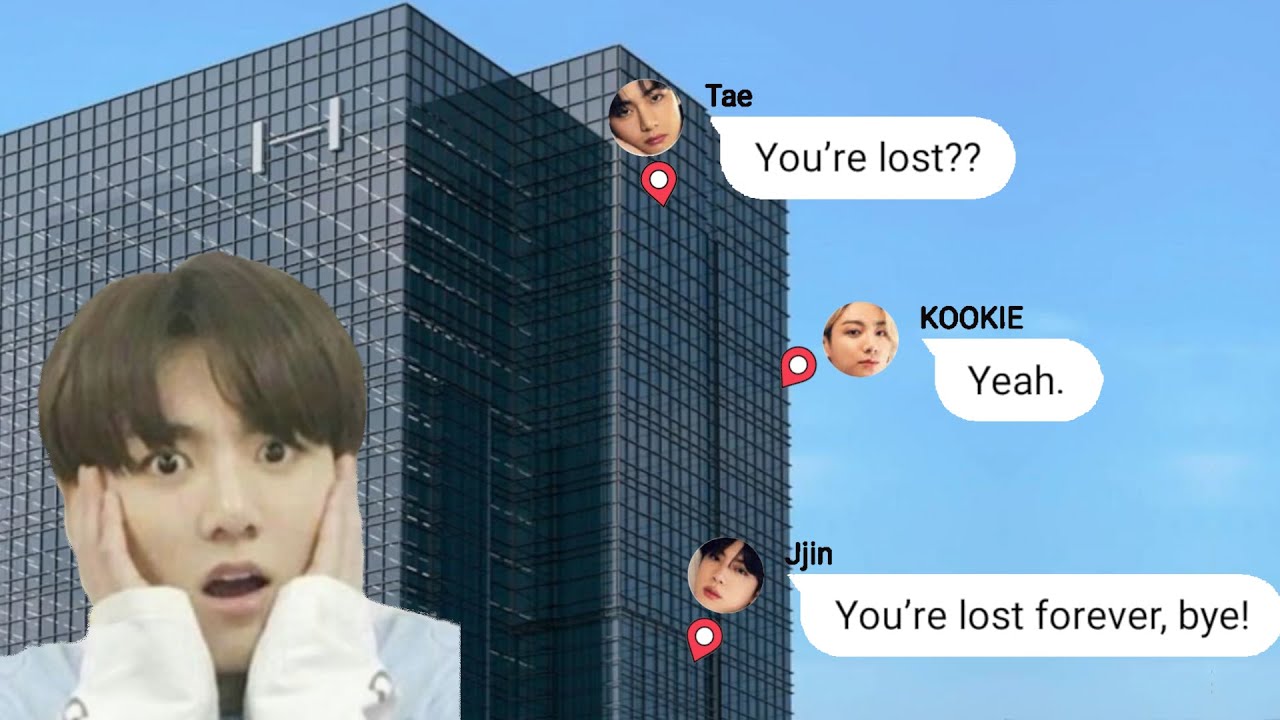 BTS Texts - BTS in the new HYBE building