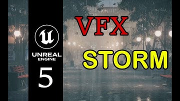 Creating an Immersive Storm with Unreal Engine 5 – Realistic Rain VFX - 3d animation